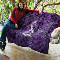 Lupus Awareness Month New Zealand Quilt Be Strong Warrior Maori Silver Fern
