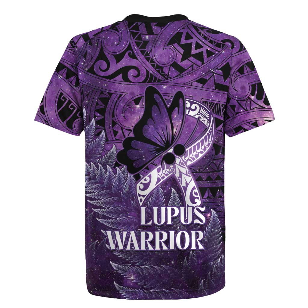 Lupus Awareness Month New Zealand Rugby Jersey Be Strong Warrior Maori Silver Fern