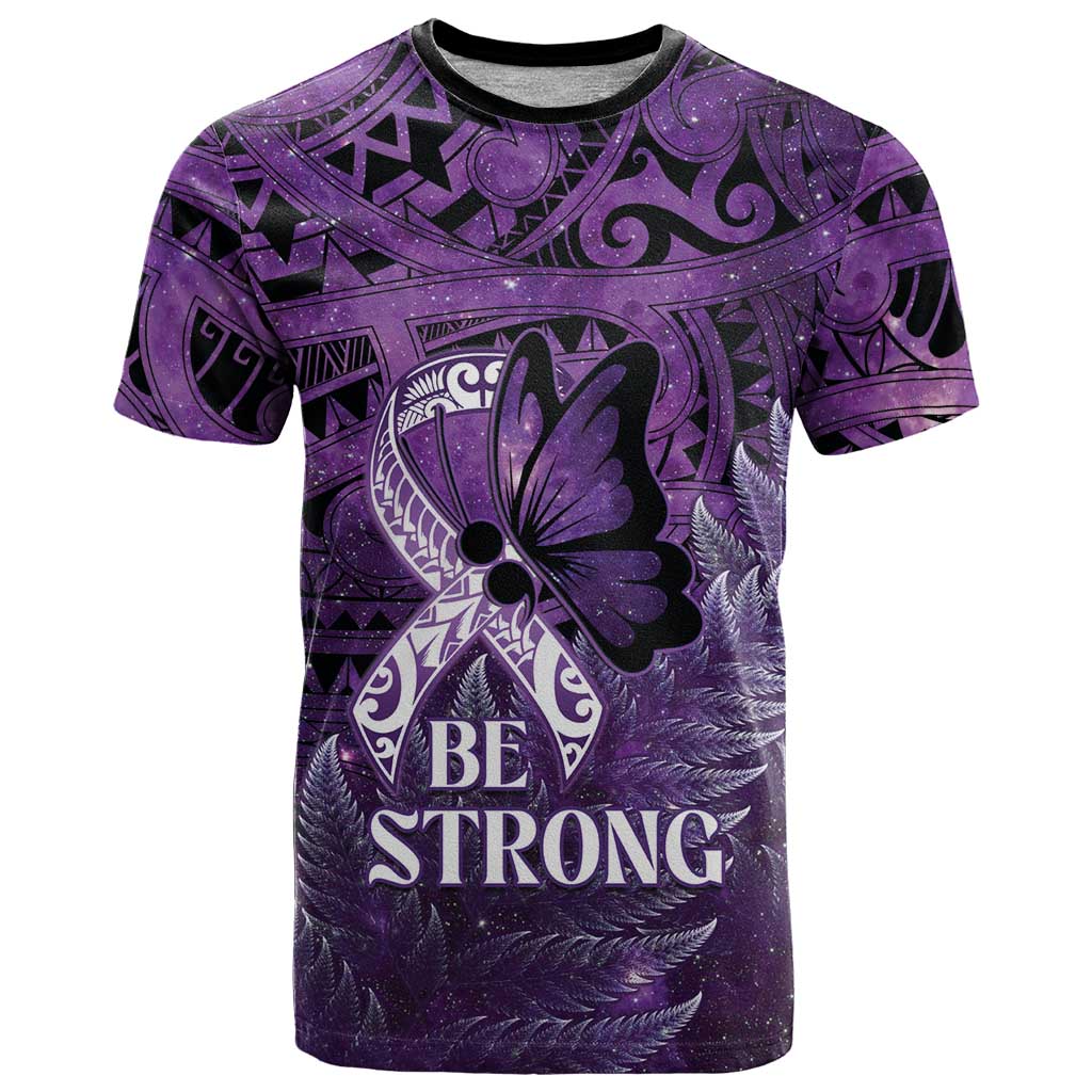 Lupus Awareness Month New Zealand T Shirt Be Strong Warrior Maori Silver Fern
