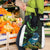 New Zealand Tui Bird Grocery Bag Aotearoa Maori With Kowhai Flowers