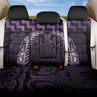 Purple Matariki New Zealand Back Car Seat Cover Maori Poutama Galaxy Vibes