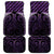 Purple Matariki New Zealand Car Mats Maori Poutama Galaxy Vibes