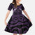 Purple Matariki New Zealand Family Matching Long Sleeve Bodycon Dress and Hawaiian Shirt Maori Poutama Galaxy Vibes
