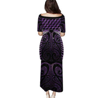 Purple Matariki New Zealand Puletasi Maori Poutama Galaxy Vibes