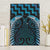 Blue Matariki New Zealand Canvas Wall Art Maori Poutama Galaxy Vibes