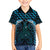 Blue Matariki New Zealand Family Matching Long Sleeve Bodycon Dress and Hawaiian Shirt Maori Poutama Galaxy Vibes
