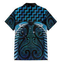 Blue Matariki New Zealand Family Matching Mermaid Dress and Hawaiian Shirt Maori Poutama Galaxy Vibes LT14 - Polynesian Pride