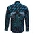 Blue Matariki New Zealand Family Matching Mermaid Dress and Hawaiian Shirt Maori Poutama Galaxy Vibes