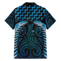 Blue Matariki New Zealand Family Matching Short Sleeve Bodycon Dress and Hawaiian Shirt Maori Poutama Galaxy Vibes LT14 - Polynesian Pride