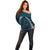 Blue Matariki New Zealand Off Shoulder Sweater Maori Poutama Galaxy Vibes