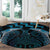 Blue Matariki New Zealand Round Carpet Maori Poutama Galaxy Vibes