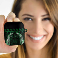 Green Matariki New Zealand AirPods Case Maori Poutama Galaxy Vibes - Polynesian Pride