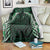 Green Matariki New Zealand Blanket Maori Poutama Galaxy Vibes