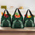 Green Matariki New Zealand Grocery Bag Maori Poutama Galaxy Vibes