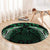 Green Matariki New Zealand Round Carpet Maori Poutama Galaxy Vibes