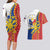 Philippines Independence Day Couples Matching Long Sleeve Bodycon Dress and Hawaiian Shirt Pilipinas Sun Stars Igorot Pattern