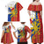 Philippines Independence Day Family Matching Off Shoulder Maxi Dress and Hawaiian Shirt Pilipinas Sun Stars Igorot Pattern