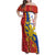 Philippines Independence Day Family Matching Off Shoulder Maxi Dress and Hawaiian Shirt Pilipinas Sun Stars Igorot Pattern
