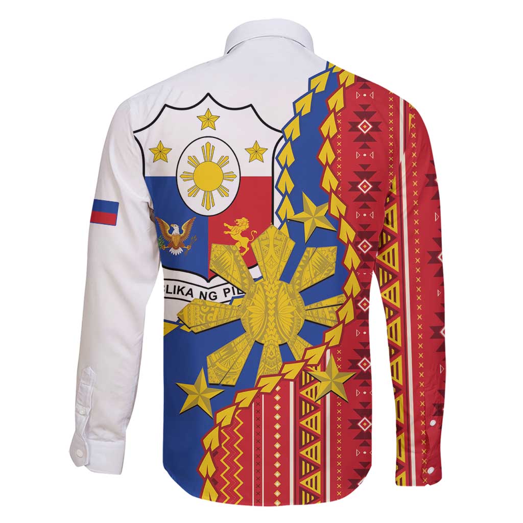 Philippines Independence Day Family Matching Puletasi and Hawaiian Shirt Pilipinas Sun Stars Igorot Pattern