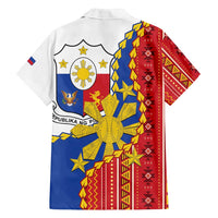Philippines Independence Day Family Matching Summer Maxi Dress and Hawaiian Shirt Pilipinas Sun Stars Igorot Pattern