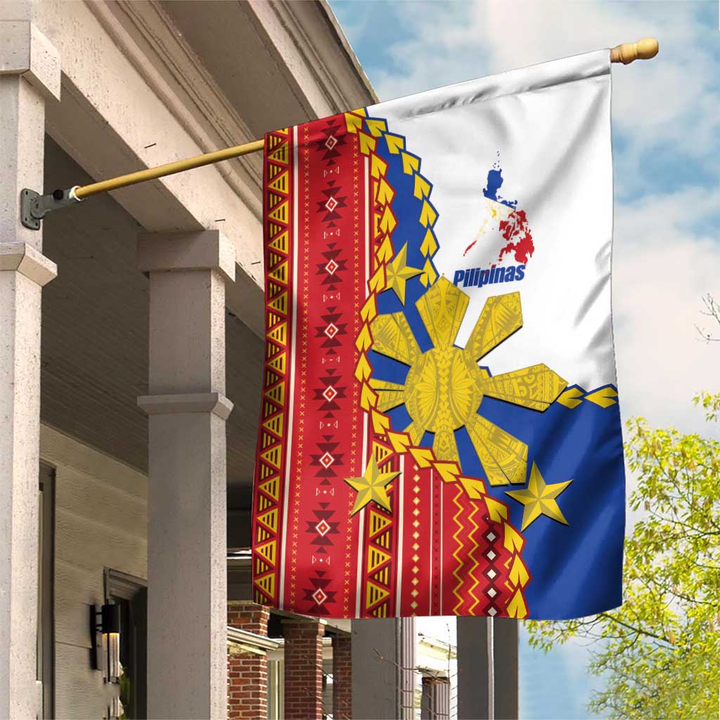 Philippines Independence Day Garden Flag Pilipinas Sun Stars Igorot Pattern