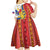 Philippines Independence Day Kid Short Sleeve Dress Pilipinas Sun Stars Igorot Pattern
