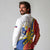 Philippines Independence Day Long Sleeve Polo Shirt Pilipinas Sun Stars Igorot Pattern
