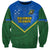 Solomon Islands Football Sweatshirt Polynesian Pattern Sporty Style LT14 Unisex Green - Polynesian Pride