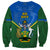 Solomon Islands Football Sweatshirt Polynesian Pattern Sporty Style LT14 - Polynesian Pride