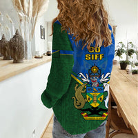 Solomon Islands Football Women Casual Shirt Polynesian Pattern Sporty Style LT14 - Polynesian Pride