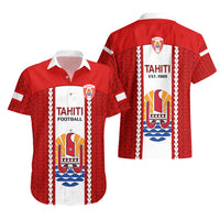 Tahitian Football Hawaiian Shirt Tahiti Coat Of Arm Polynesian Sporty Style LT14 - Polynesian Pride
