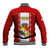 Tonga Football Baseball Jacket Tongan Ngatu Pattern Sporty Style LT14 - Polynesian Pride