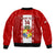 Personalised Tonga Football Bomber Jacket Tongan Ngatu Pattern Sporty Style LT14 - Polynesian Pride