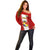 Personalised Tonga Football Off Shoulder Sweater Tongan Ngatu Pattern Sporty Style LT14 - Polynesian Pride