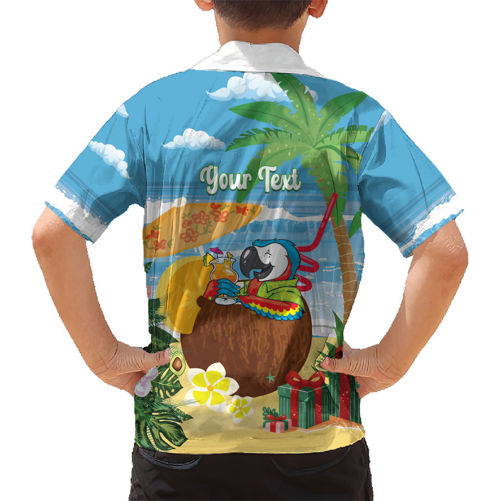Chilling Parrot Hawaii Summer Christmas Personalized Family Matching Summer Maxi Dress and Hawaiian Shirt It's 5 O'Clock Somewhere Beachy Vibes