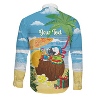 Chilling Parrot Hawaii Summer Christmas Personalized Family Matching Summer Maxi Dress and Hawaiian Shirt It's 5 O'Clock Somewhere Beachy Vibes