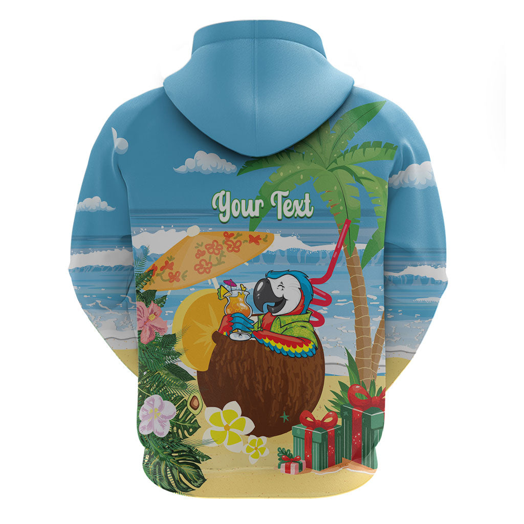 Chilling Parrot Hawaii Summer Christmas Personalized Hoodie It's 5 O'Clock Somewhere Beachy Vibes