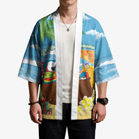 Chilling Parrot Hawaii Summer Christmas Personalized Kimono It's 5 O'Clock Somewhere Beachy Vibes