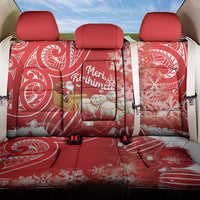 New Zealand Christmas In July Back Car Seat Cover Funny Santa Sheep Meri Kirihimete Red LT14 One Size Red - Polynesian Pride