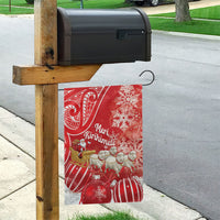 New Zealand Christmas In July Garden Flag Funny Santa Sheep Meri Kirihimete Red LT14 - Polynesian Pride