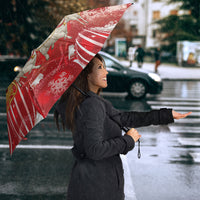 New Zealand Christmas In July Umbrella Funny Santa Sheep Meri Kirihimete Red