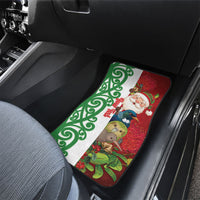 Meri Kirihimete New Zealand Personalised Car Mats Cute Santa NZ Animals and Pohutukawa