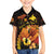 Papua New Guinea Independence Day Family Matching Off The Shoulder Long Sleeve Dress and Hawaiian Shirt 50th Anniversary Papua Niu Gini Bird Of Paradise LT14