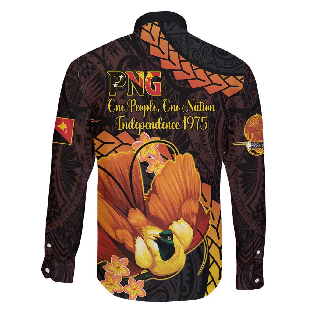 Papua New Guinea Independence Day Family Matching Short Sleeve Bodycon Dress and Hawaiian Shirt 50th Anniversary Papua Niu Gini Bird Of Paradise LT14 - Polynesian Pride