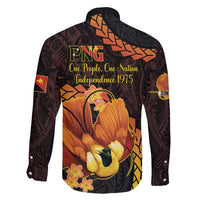 Papua New Guinea Independence Day Family Matching Tank Maxi Dress and Hawaiian Shirt 50th Anniversary Papua Niu Gini Bird Of Paradise LT14 - Polynesian Pride