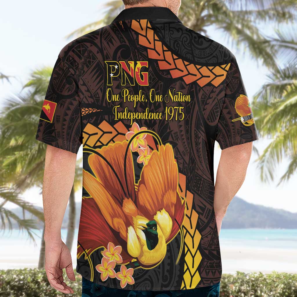 Papua New Guinea Independence Day Hawaiian Shirt 50th Anniversary Papua Niu Gini Bird Of Paradise LT14 - Polynesian Pride