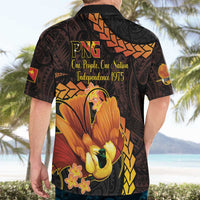 Papua New Guinea Independence Day Hawaiian Shirt 50th Anniversary Papua Niu Gini Bird Of Paradise LT14 - Polynesian Pride