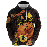 Papua New Guinea Independence Day Hoodie 50th Anniversary Papua Niu Gini Bird Of Paradise LT14 - Polynesian Pride
