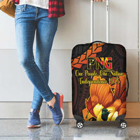 Papua New Guinea Independence Day Luggage Cover 50th Anniversary Papua Niu Gini Bird Of Paradise LT14 - Polynesian Pride