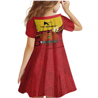Papua New Guinea Independence Day Family Matching Mermaid Dress and Hawaiian Shirt Since 1975 Unity In Diversity LT14 - Polynesian Pride